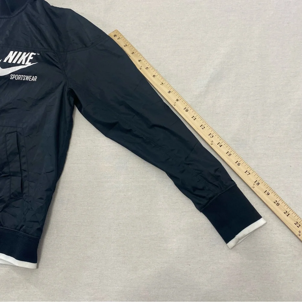Nike Sportswear Women’s Track Jacket XS Black Windrunner Zip-Up (886946-010) - Picture 11 of 11